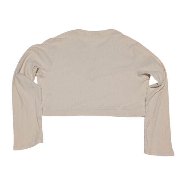 Beige Women's Cropped Sweater Size M - Picture 5 of 5